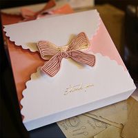 Bow Buckle Soap Flower Color Candy Gift Ornament Folding Paper Box main image 1