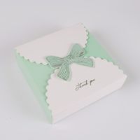Bow Buckle Soap Flower Color Candy Gift Ornament Folding Paper Box sku image 1