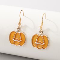 Halloween Retro Pumpkin Cat Ghost Alloy Holiday Earring main image 8