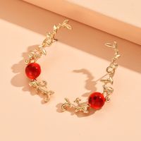 Glam Flower Alloy Plating Ear Studs main image 1