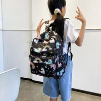 Cute Cartoon Soft Surface Square Zipper Fashion Backpack main image 4