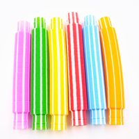 Korean New Colorful Stretch Plastic Pipe Telescopic Bellows Vent Toy sku image 1