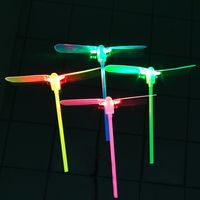 بلون مضيئة فلاش الخيزران-المروحية متعددة الألوان main image 3