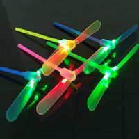 Solid Color Luminous Flash Bamboo-copter Multi Colors main image 5