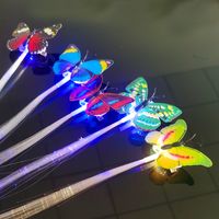 Christmas Colorful Luminous Led Butterfly Fiber Braid Hair main image 3