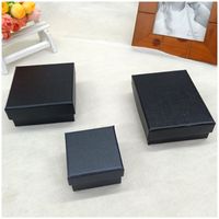 Fashion Solid Color Paper Jewelry Boxes sku image 4