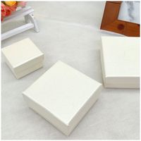 Fashion Solid Color Paper Jewelry Boxes sku image 11