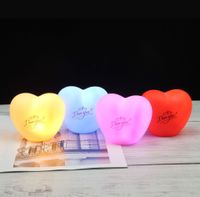 Small Night Lamp Cute Heart Bedside Decoration Creative Gifts main image 3