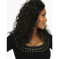 Women's African Style Street High Temperature Wire Centre Parting Long Curly Hair Wigs main image 2