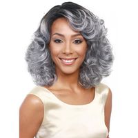 Women's Fashion Street High Temperature Wire Slanted Bangs Short Curly Hair Wigs sku image 1
