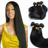 Women's Fashion Street High Temperature Wire Centre Parting Long Straight Hair Wigs sku image 2