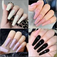 Mode Couleur Unie Abs Ongles Correctifs Nail Fournitures main image 1