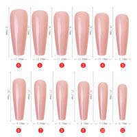 Mode Couleur Unie Abs Ongles Correctifs Nail Fournitures main image 3