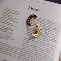 Mode Soleil Star Lune Alliage Placage Boucles D'oreilles main image 5