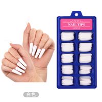 Fashion Solid Color Synthetics Nail Patches 1 Set Nail Supplies sku image 1