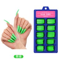 Mode Couleur Unie Synthétiques Ongles Correctifs 1 Jeu Nail Fournitures sku image 2