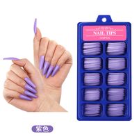 Mode Couleur Unie Synthétiques Ongles Correctifs 1 Jeu Nail Fournitures sku image 5