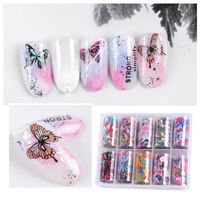 Fashion Starry Sky Paper Nail Decoration Accessories 1 Set Nail Supplies main image 3