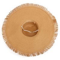 Women's Fashion Solid Color Straw Hat main image 5