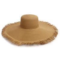Women's Fashion Solid Color Straw Hat sku image 5