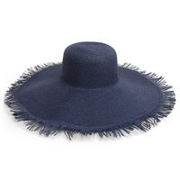Women's Fashion Solid Color Straw Hat sku image 3