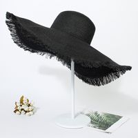 Women's Fashion Solid Color Straw Hat main image 3