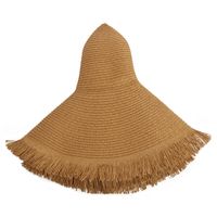 Women's Fashion Solid Color Straw Hat main image 2
