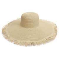 Women's Fashion Solid Color Straw Hat sku image 2