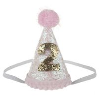 Cute Number Pu Birthday Costume Props Birthday Party Hat sku image 6