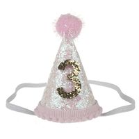 Cute Number Pu Birthday Costume Props Birthday Party Hat sku image 7