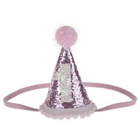 Cute Number Pu Birthday Costume Props Birthday Party Hat sku image 10