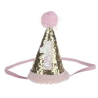 Cute Number Pu Birthday Costume Props Birthday Party Hat sku image 15