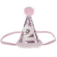 Cute Number Pu Birthday Costume Props Birthday Party Hat sku image 11