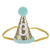 Cute Number Pu Birthday Costume Props Birthday Party Hat sku image 21