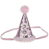 Cute Number Pu Birthday Costume Props Birthday Party Hat sku image 12