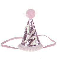 Cute Number Pu Birthday Costume Props Birthday Party Hat sku image 9