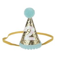 Cute Number Pu Birthday Costume Props Birthday Party Hat sku image 20