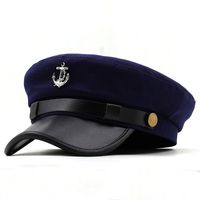 Women's Basic Solid Color Curved Eaves Beret Hat main image 5