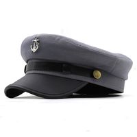Women's Basic Solid Color Curved Eaves Beret Hat sku image 1