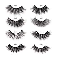4 Pairs Of Thick Three-dimensional Multi-layer Thickened Mink Fur False Eyelashes main image 3