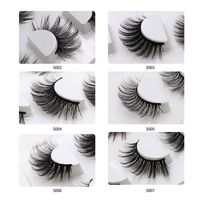 4 Pairs Of Thick Three-dimensional Multi-layer Thickened Mink Fur False Eyelashes main image 1