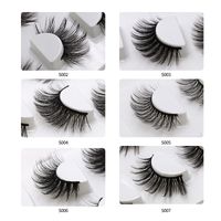 4 Pairs Of Thick Three-dimensional Multi-layer Thickened Mink Fur False Eyelashes main image 4