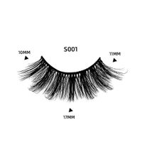 4 Pairs Of Thick Three-dimensional Multi-layer Thickened Mink Fur False Eyelashes sku image 1