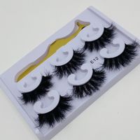 3 Pairs Of Three-dimensional Multi-layer Thickened False Eyelashes With Tweezers main image 2