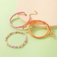 Ethnic Style Geometric Imitation Pearl Fabric Beaded Bracelets 1 Set sku image 1
