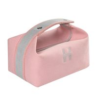 Simple Large Cosmetic Bag Portable Large Capacity Storage Bag Portable Waterproof Canvas Bag sku image 4