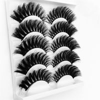 5 Pairs Of Imitation Mink Hair Natural Thick False Eyelashes main image 3