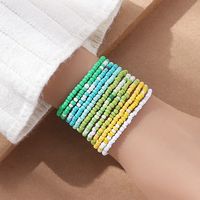 Ethnic Style Solid Color Beaded Beaded Bracelets 1 Set sku image 1