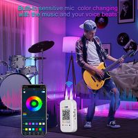 Juego De Luces Led Con Tira De Luz Led App5050rgb Con Sincronización De Música Bluetooth De 40 Teclas main image 3