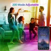 Mitte Des Jahres, Jufed Feed, Solange Sie 40 Tasten Bluetooth-musik-timing-app5050rgb-licht Band Led-licht Band-set main image 2